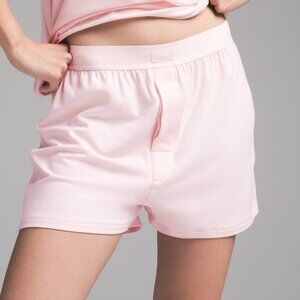 SKIMS small loose baby pink boxers